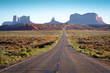 Road Through Monument Valley Arizona