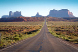 Fototapeta Natura - Road Through Monument Valley Arizona