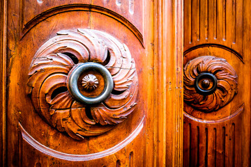 Canvas Print - old door