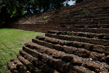 Wall Mural - Fortress Historical Park in Nakhon Chum Kamphaeng Phet, Thailand (a part of the UNESCO World Heritage Site Historic Town of Sukhothai and Associated Historic Towns)