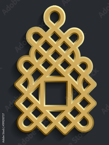 Islamic Oriental Pattern Abstract Vector Element Of Ornament