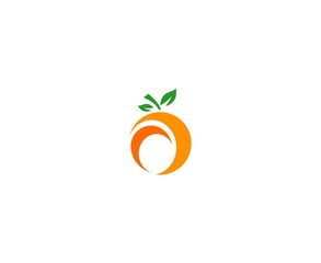 Wall Mural - Orange logo