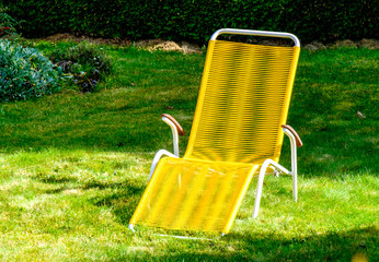 Canvas Print - sun lounger