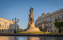 Monument To The Founders Of Odessa  City Ukraine