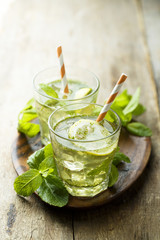 Poster - Homemade mint lemonade