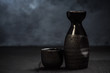 Sake traditional ceramic drinking set