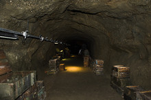 Treasury With Gold In The Tunnel