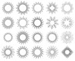© Elegant Solution - Sun beams or sunbeams in circle or round shape
