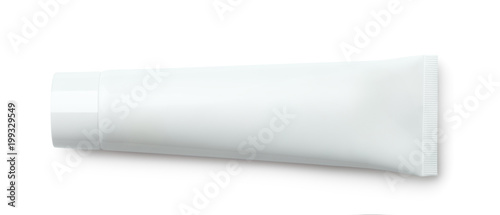 Top view of blank plastic cosmetic tube Tableau sur Toile