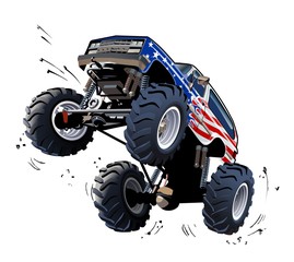 Cartoon Monster Truck