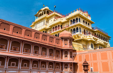 Poster - Chandra Mahal at the Jaipur City Palace Complex - Rajasthan, India