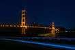 Big Bridge at Night - Long Exposure Light Trail
