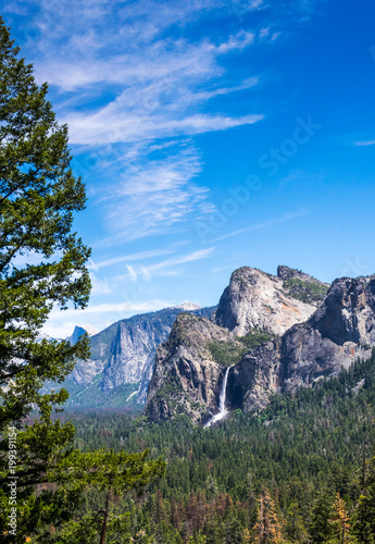 Waterfalls of the Yosemite Valley. California, United States Poster