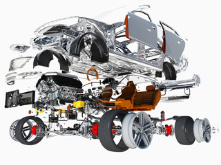 Poster - Details of the car