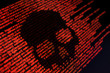 © James Thew - computer code and system attacks. Conceptual online security background