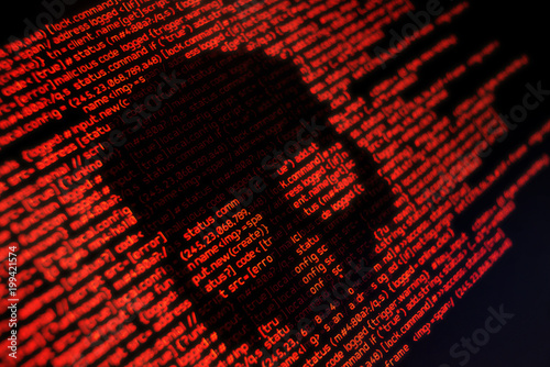Fotografía computer code and system attacks