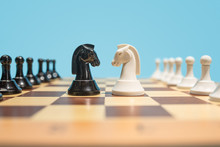 The Chess Board And Game Concept Of Business Ideas And Competition.