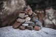 © ADDICTIVE STOCK - Pile of small stones on rock
