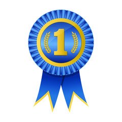 first place ribbon vector design