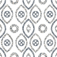 Poster - seamless pattern in ethnic style. geometric texture.