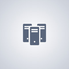 Poster - Server center icon