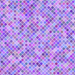 Poster - Color abstract diagonal square pattern background - geometrical vector illustration from purple squares