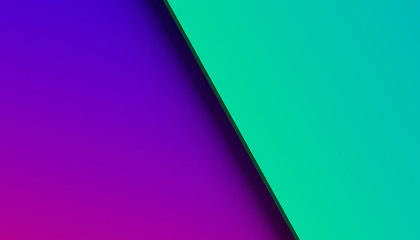 Poster - Abstract 3d rendering of a surface with gradient. Modern geometric background. Minimalistic design for poster, cover, branding, banner, placard.