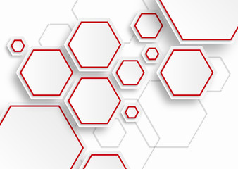 Wall Mural - vector background #hexagons and honeycomb structure