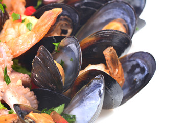 Wall Mural - Fresh mussel