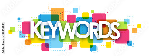 keywords vector letters icon stock