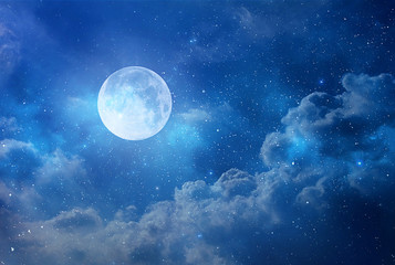view of the moon