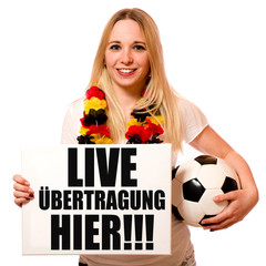 Poster - Live Übertragung hier!