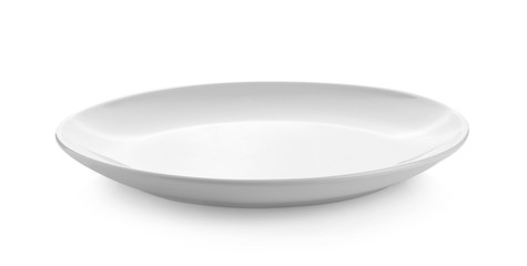 white dish on white background