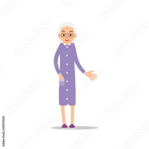 gown for elderly woman