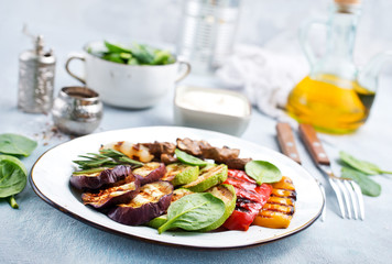 Poster - grilled vegetables