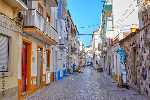 Aerial View Of Nazare City Portugal Street View Of Nazare Portugal Buy This Stock Photo And Explore Similar Images At Adobe Stock Adobe Stock