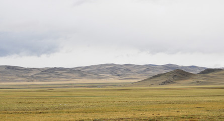 Steppe in the Altai Mountains