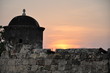 Sonnenuntergang, Burg, Cartagena, Kolumbien, Colombia,  Atardecer, Sol, Castillo