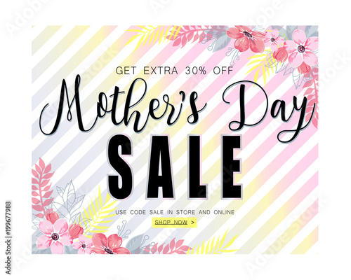 Mothers Day Sale Banner Template For Social Media Advertising