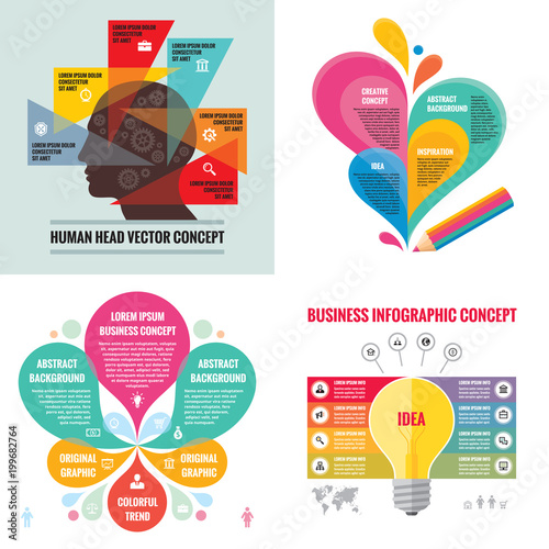 Business Infographic Templates Concept Vector Illustration