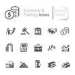 Economy & trading icons