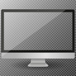 © kasheev - Computer display with blank screen isolated on a transparent background