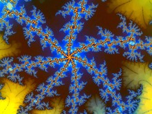 Fractal In A Blue Colors