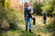 © HuePhoto - Family playing outdoors