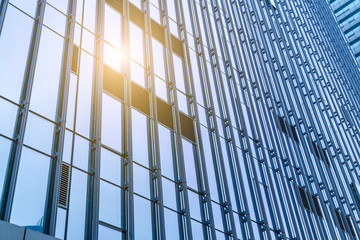 Wall Mural - windows of business building