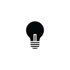 Sticker - bulb icon. sign design