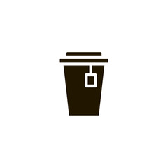 Poster - cup icon. sign design