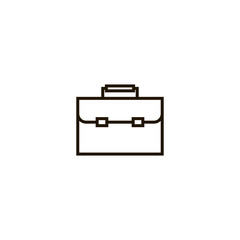 Sticker - briefcase icon. sign design