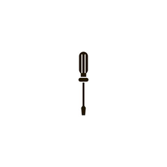 Sticker - screwdriver icon. sign design