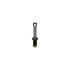 Poster - screwdriver icon. sign design